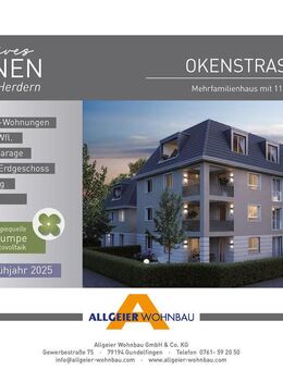 Komfort und Stil - 3-Zimmer-Wohnung mit Fußbodenheizung und Terrasse - Freiburg (Breisgau)