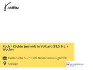 Koch / Köchin (m/w/d) in Vollzeit (38,5 Std. / Woche) - Springe