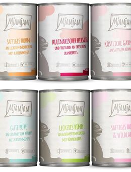 Probierpaket MjAMjAM 6 x 400 g - Mixpaket (6 Sorten)