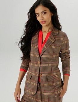 Aniston SELECTED Jerseyblazer mit klassischem Hahnentritt- und Karomuster - NEUE KOLLEKTION