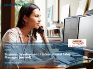 Business Development / International Sales Manager (m/w/d) - Alfeld (Leine)