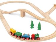 BRIO® Spielzeug-Eisenbahn 65 Jahre Holzeisenbahn Jubiläums-Zugset, Made in Europe, FSC® - schützt Wald - weltweit