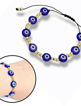 Armband mit Nazar Boncuk Blaue Auge Runde Perlenoptik Schmuck Geschenkidee 9,90* - Villingen-Schwenningen