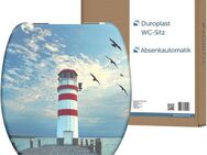 Schütte WC-Sitz Lighthouse, Duroplast, mit Absenkautomatik