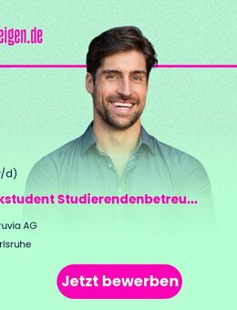 Werkstudent Studierendenbetreuung und -förderung (m/w/d) | MAXPEO - Karlsruhe