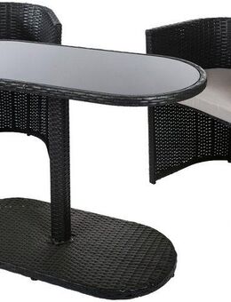 my Flair Gartenlounge-Set, (3-tlg), 2 Stühle, 1 Tisch