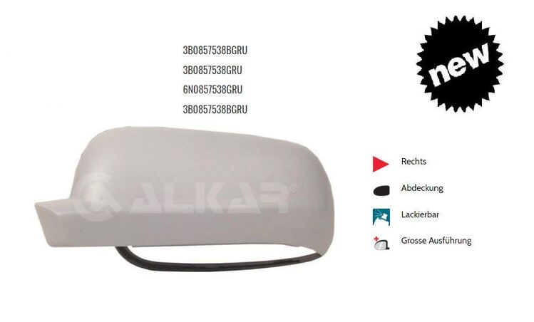 ABDECKUNG SPIEGELKAPPE RECHTS SEAT AROSA 6H LEON 1M1 6N0857538 - Dortmund Wickede