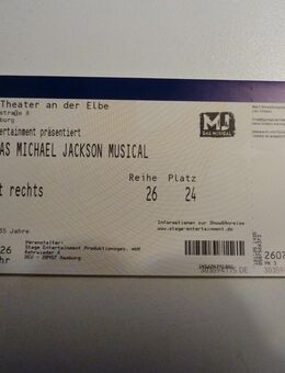 1 Ticket Michael Jackson Musical Hamburg - Isernhagen