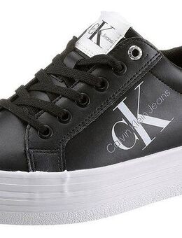 Calvin Klein Jeans VULC FLATFORM LACEUP LOW LTH Plateausneaker weicher Schaftrandpolsterung, Freizeitschuh, Halbschuh, Schnürschuh