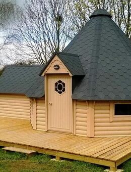 Grillhütte Saunakota NEU KOTA 25m² Saunaanbau 250cm - Rietberg