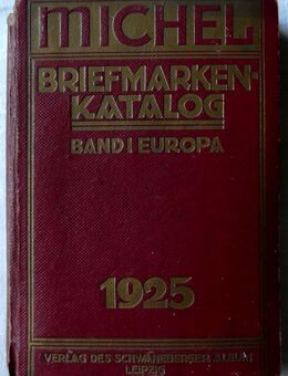 Michel Briefmarken Katalog 1925 - Niederfischbach