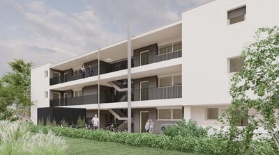 Neubau 3 Zimmerwohnung mit Balkon inkl. Tiefgaragenstellplatz in Vöhringen provisionsfrei zu verkaufen