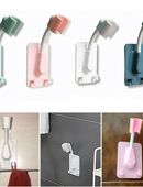 Selbstklebend Duschkopfhalter Dusch Halterung Weiß Grün Rosa Wandbrausehalter 9,90* in 78052
