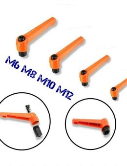 Spannhebel Orange Klemmgriff Gewinde Spanngriff M6 M8 M10 M12 Gewindebolzen  13,90 €* - Villingen-Schwenningen