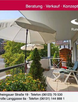 Schöne helle Eigentumswohnung mit Aufzug und großem Balkon - Rüdesheim (Rhein)