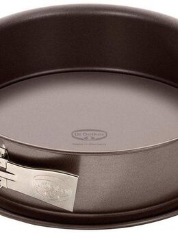 Dr. Oetker Küchenhelfer Springform Back-Edition, mit Emaille-Servierboden, Antihaft-Beschichtung, schnitt-& kratzfest, hitzebeständig bis 230°C