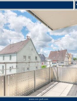 Gepflegte 4-Zimmer-Wohnung mit großzügiger Raumaufteilung + Garage und Süd-Balkon - Heilbronn