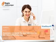 Assistenz (m/w/d) für das Sekretariat der Geschäftsführung - München
