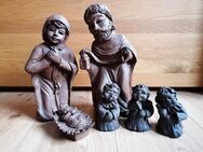 Hallmann Große Krippenfiguren Weihnachtsfiguren Maria Josef Jesus Engel aus Ton - Schwalmtal (Nordrhein-Westfalen)