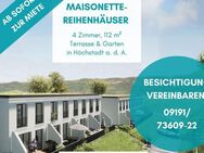 NEUBAU - Exklusive 112m² Maisonette Wohnung im Reihenhaus (mit Gartennutzung ca. 60m²) - Höchstadt (Aisch)