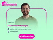 Senior Website Manager (m/w/d) - Kornwestheim