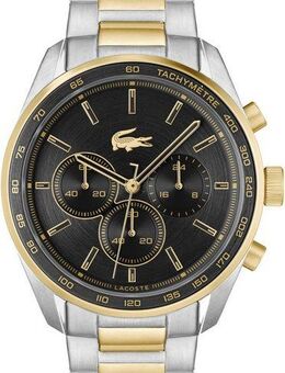 Lacoste Chronograph VANCOUVER 2011348, Quarzuhr, Armbanduhr, Herrenuhr, Stoppfunktion, Edelstahlarmband
