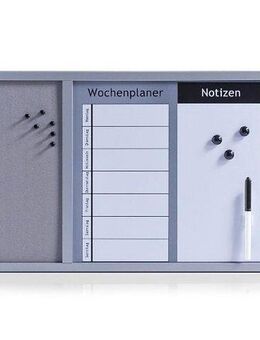 Zeller Present Memoboard, mit Magnettafel, Wochenplaner und Pinnwand