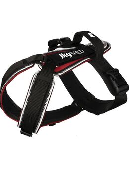 Julius-K9 Speed Hundegeschirr, rot - Größe M: Brustumfang 53 - 74 cm
