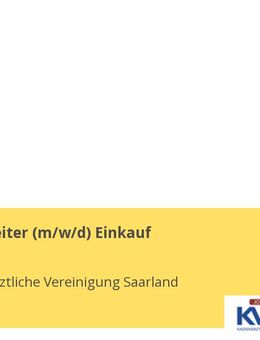 Sachbearbeiter (m/w/d) Einkauf - Saarbrücken Zentrum