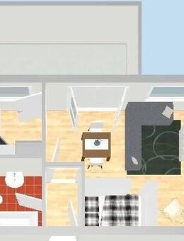 ZU VERMIETEN! Single-Wohnung (1-Zimmer) mit Balkon - Limbach-Oberfrohna