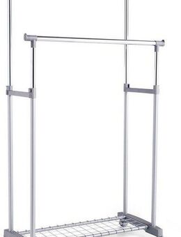 Zeller Present Kleiderständer, auf Rollen, höhenverstellbar 93,5-170 cm