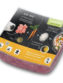 proCani Frisch & Fertig Huhn Menü - 50 x 500 g