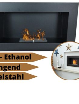 Wandkamin Bio Ethanol Kamin Wand Biokamin Kaminheizung Standkamin Edelstahl - Wuppertal