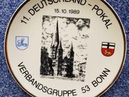Skat Wandteller Porzellanteller vom 11. Deutschland Pokal 1989 in Bonn DSKV - Garbsen