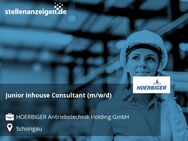 Junior Inhouse Consultant (m/w/d) - Schongau
