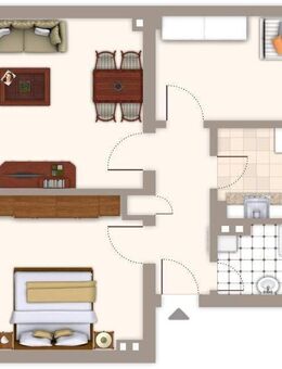 Charmante 3-Zimmer-Etagenwohnung in Mönchengladbach Wohnen mit Kinderspielplatz direkt vor der Tür - Mönchengladbach