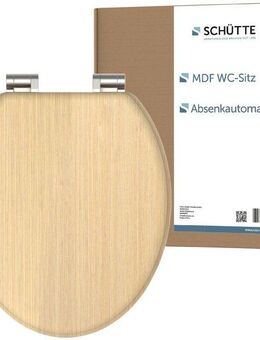 Schütte WC-Sitz NATURAL WOOD, Toilettendeckel, mit Absenkautomatik