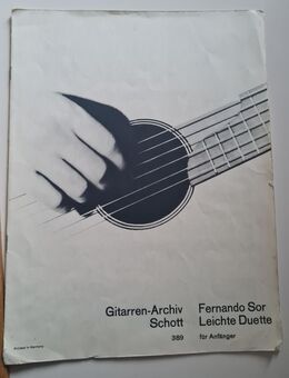 Fernando Sor Leichte Duette für Anfänger Noten für Gitarre - Gründau