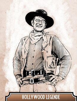 John Wayne Hollywood Legende Blechschild Schauspieler Western Wilder Westen 20x30 cm - München