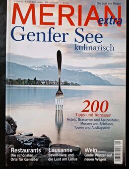 Merian Genfer See kulinarisch extra (Merian-Hefte) Reisemagazin Reisezeitschrift - Essen
