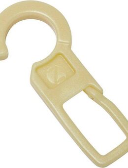 GARDINIA Faltenclip Faltenlegehaken Öse Ø 10 mm, (10-St), Serie Gardinenstangen-Set Lugano Classic Ø 28 mm