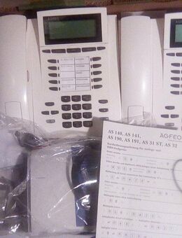 2 AGFEO Systemtelefone ST 31 weiss - Rosenheim
