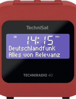 TechniSat TECHNIRADIO 40 Uhrenradio (Digitalradio (DAB), UKW mit RDS, 1,2 W)