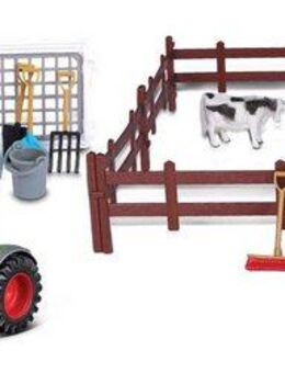 Bburago Spielwelt Farmland FENDT Kuhweide, inklusive Traktor