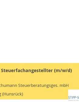 Ausbildung Steuerfachangestellter (m/w/d) - Kirchberg (Hunsrück)