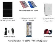 Photovoltaikanlage Komplettpaket 50 kW mit Speicher 100 kWh - Bern