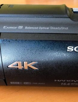 Videokamera Sony FDR - AX 53, echtes 4K (Zeissobjektiv) + Zubehör - Möckern Pabsdorf