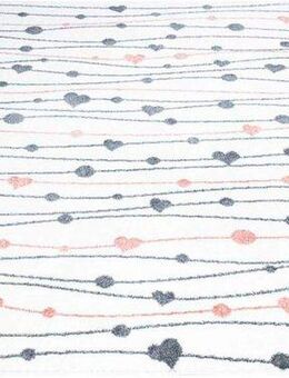 Carpet City Kinderteppich ANIME901, rechteckig, Höhe: 11 mm, Kinderzimmer Teppich Modern mit Mond, Blumen, Wolken, Creme, Multi