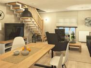 Helle Maisonette, ruhige Feldrandlage - 3 Zimmer, Südwestausrichtung, Boddenblick - Dranske