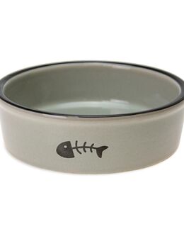 Karlie Keramik Katzennapf, grau - 200 ml, Ø 12 cm